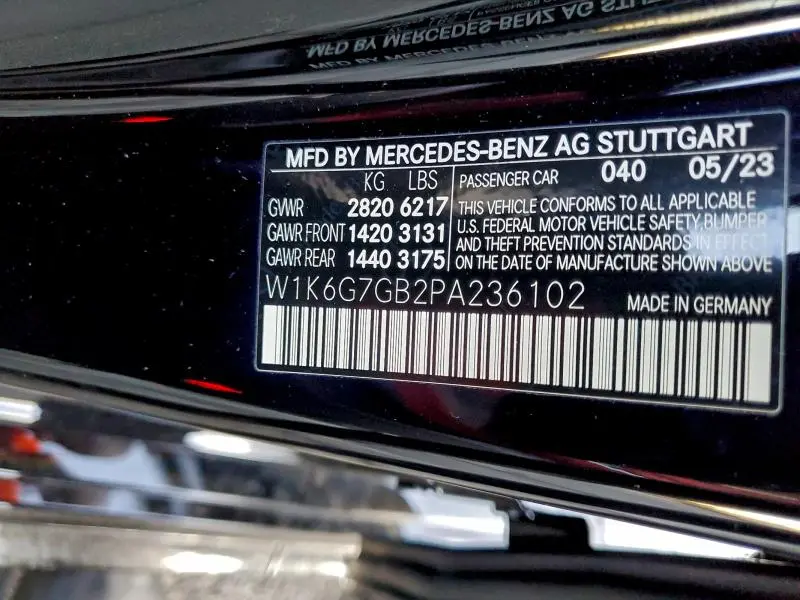 2023 MERCEDES-BENZ S 580 4MATIC  