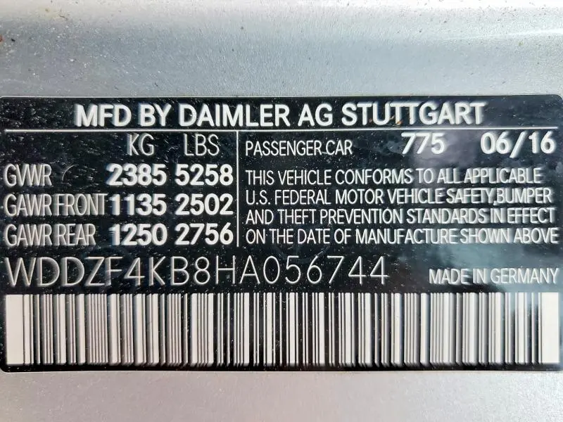 2017 MERCEDES-BENZ E 300 4MATIC  