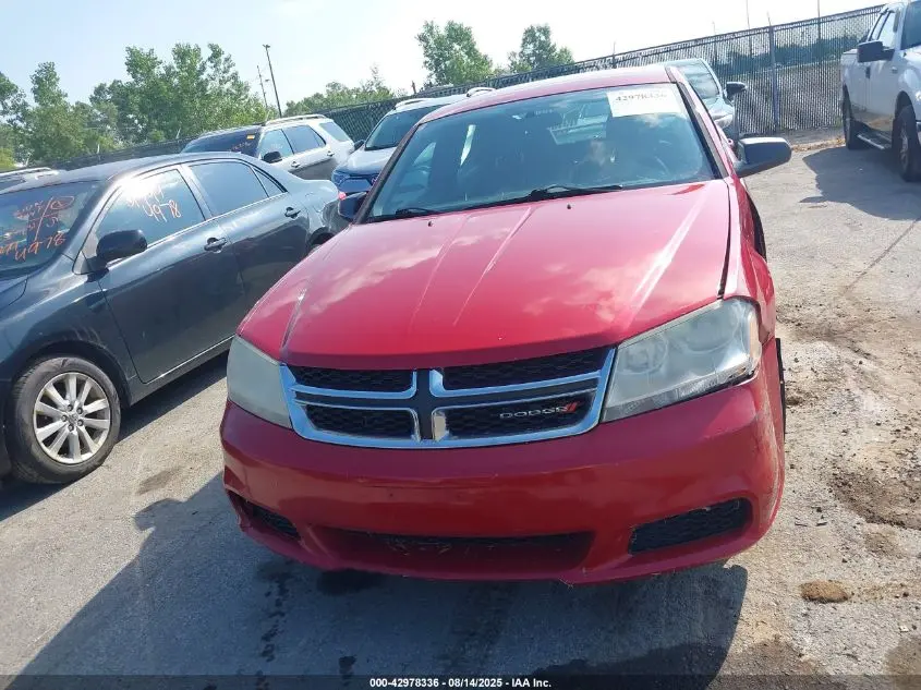 2013 DODGE AVENGER SE V6