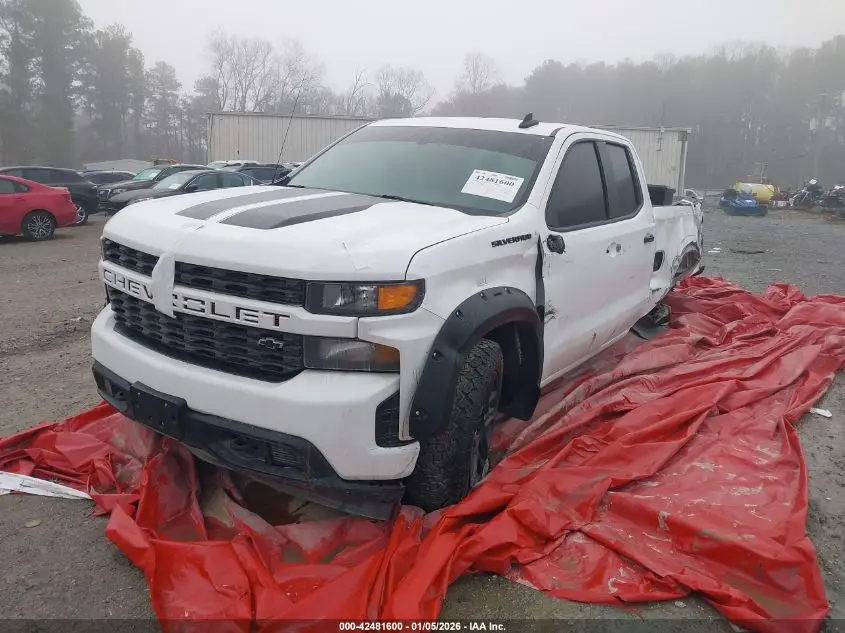2021 CHEVROLET SILVERADO 1500 2WD DOUBLE CAB STANDARD BED CUSTOM