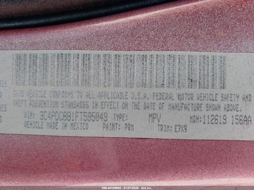 2015 DODGE JOURNEY SXT