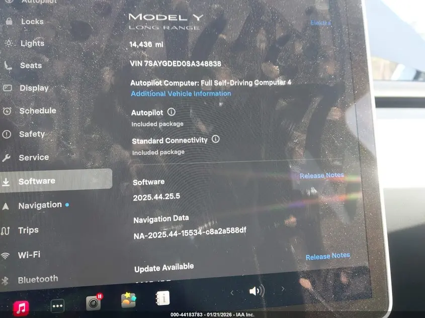 2025 TESLA MODEL Y LONG RANGE DUAL MOTOR REAR-WHEEL DRIVE