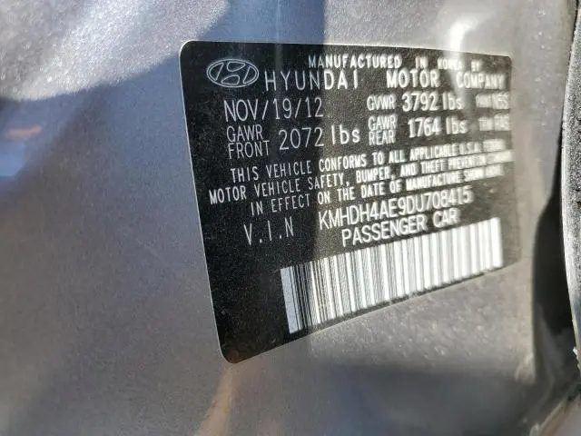 2013 HYUNDAI ELANTRA GLS