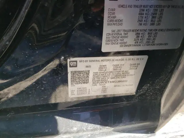 2021 GMC SIERRA K1500 ELEVATION  