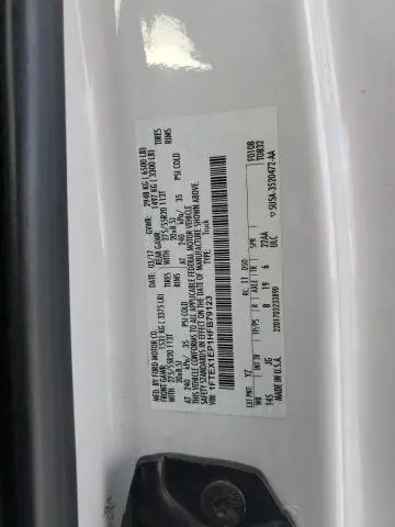 2017 FORD F150 SUPER CAB  