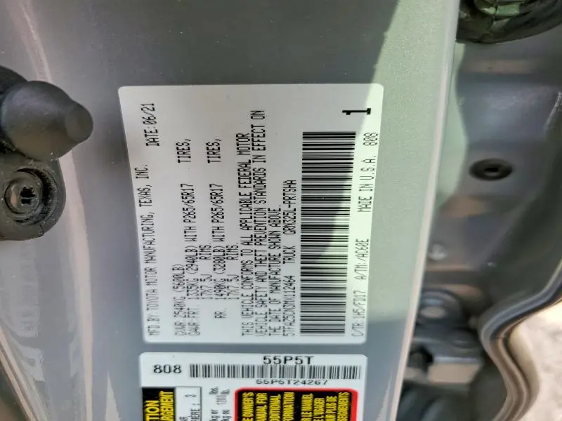 2021 TOYOTA TACOMA DOUBLE CAB  