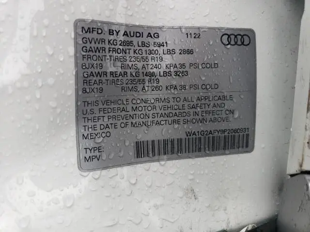 2023 AUDI Q5 E PREMIUM 55  