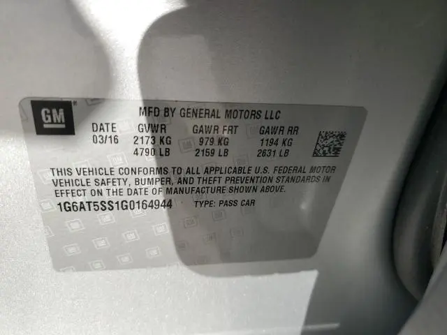 2016 CADILLAC CTS PREMIUM COLLECTION  