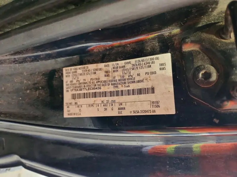2020 FORD F350 SUPER DUTY  