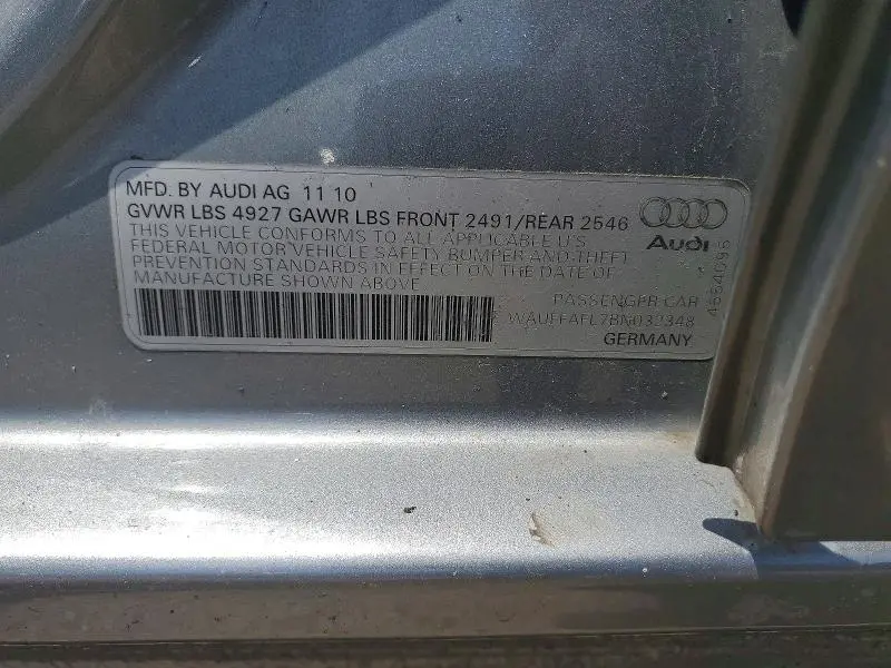 2011 AUDI A4 PREMIUM PLUS  