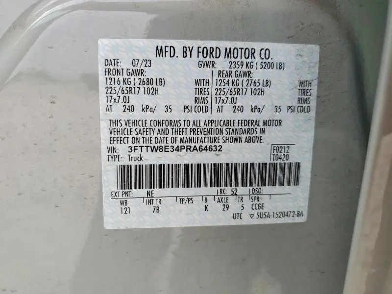 2023 FORD MAVERICK   
