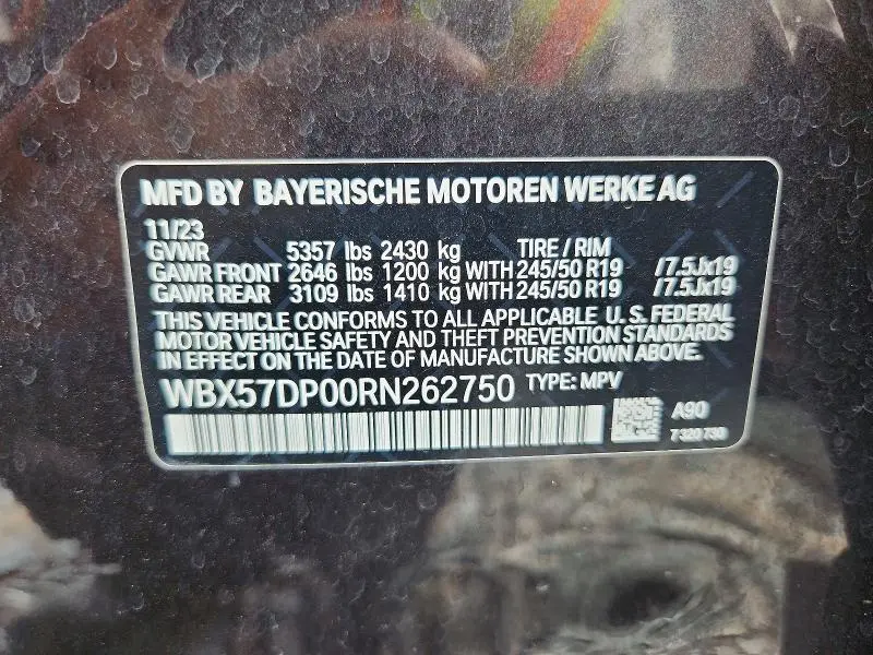 2024 BMW X3 XDRIVE30I  