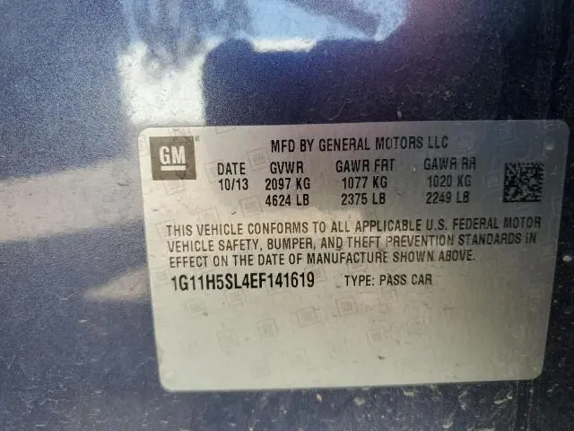 2014 CHEVROLET MALIBU LTZ  