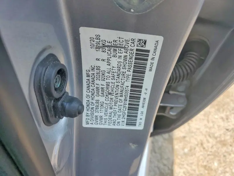2021 HONDA CIVIC SPORT  
