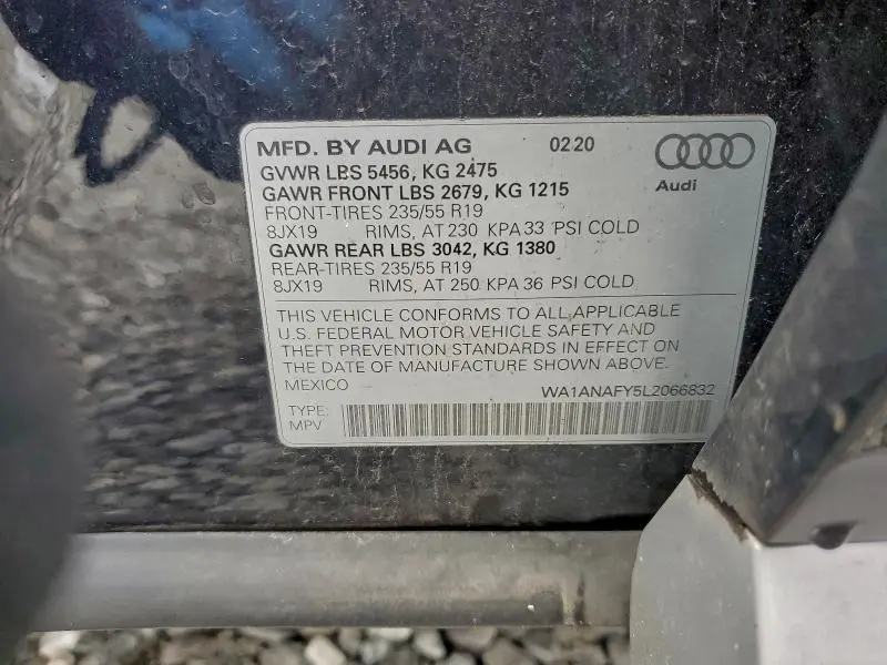 2020 AUDI Q5 PREMIUM  