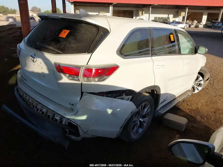 2015 TOYOTA HIGHLANDER LE PLUS V6