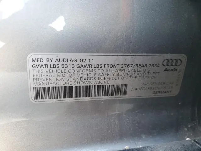 2011 AUDI A6 PREMIUM PLUS  