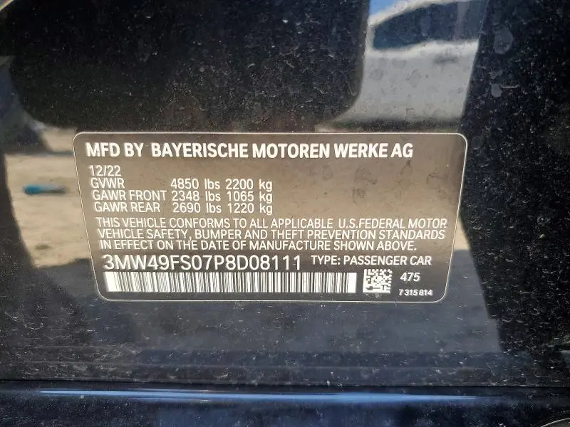 2023 BMW M340I   