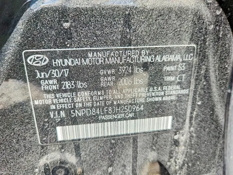 2018 HYUNDAI ELANTRA VALUE EDITION  