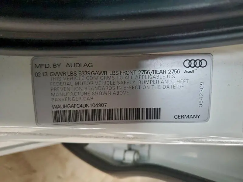 2013 AUDI A6 PRESTIGE  