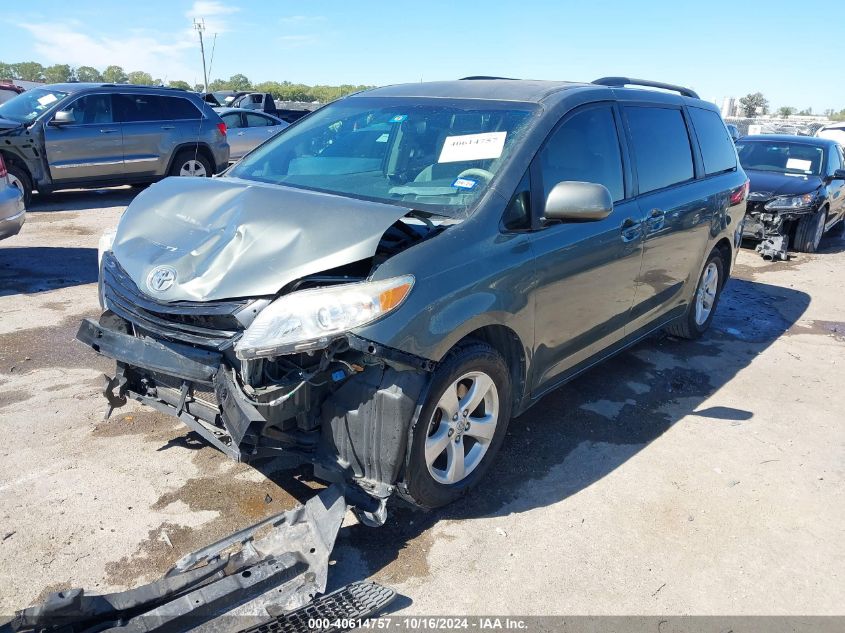 2014 TOYOTA SIENNA LE V6 8 PASSENGER