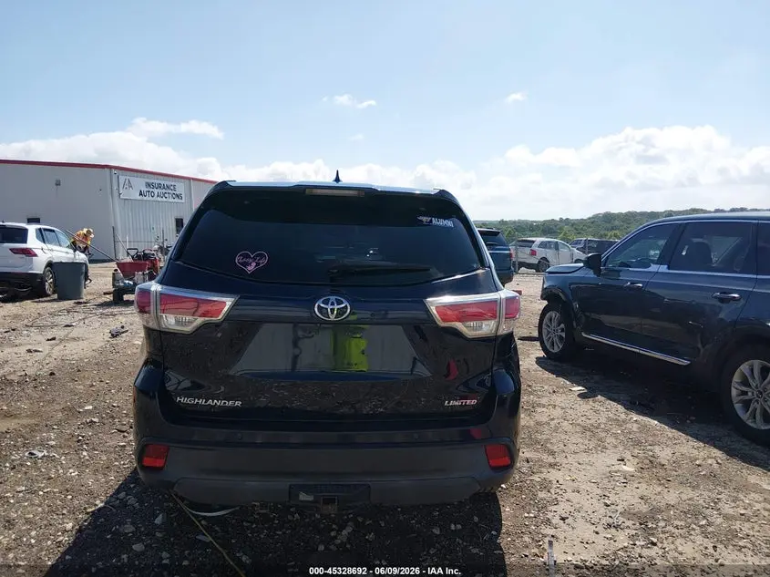 2015 TOYOTA HIGHLANDER LIMITED V6