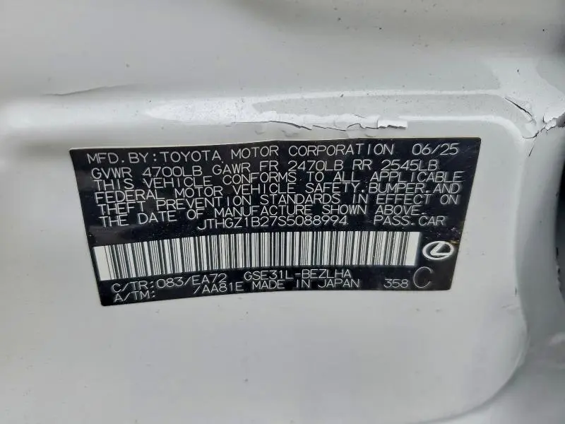 2025 LEXUS IS 350 F SPORT DESIGN  