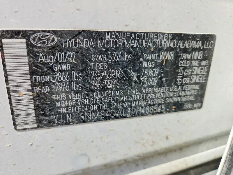 2023 HYUNDAI SANTA FE LIMITED  