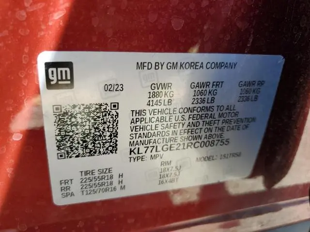 2024 CHEVROLET TRAX 1RS  