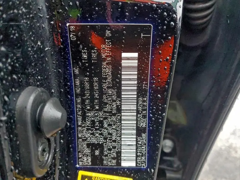 2018 TOYOTA HIGHLANDER LE  