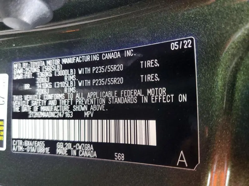 2022 LEXUS RX 350  