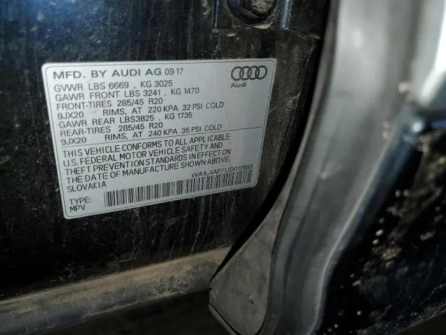 2018 AUDI Q7 PREMIUM PLUS  