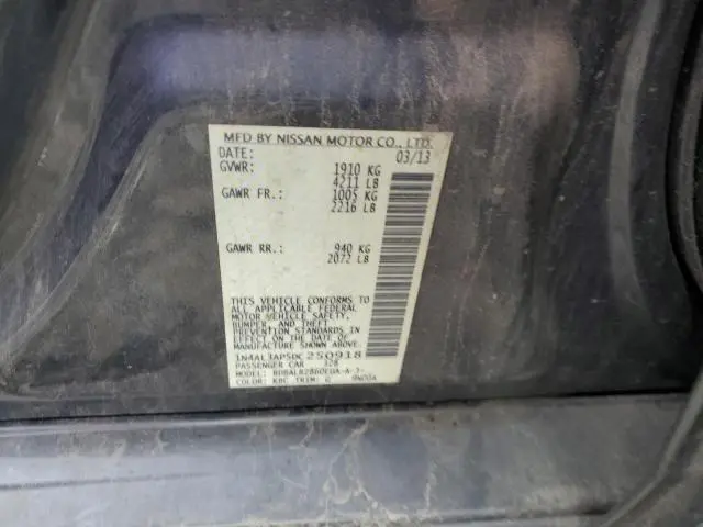 2013 NISSAN ALTIMA 2.5  