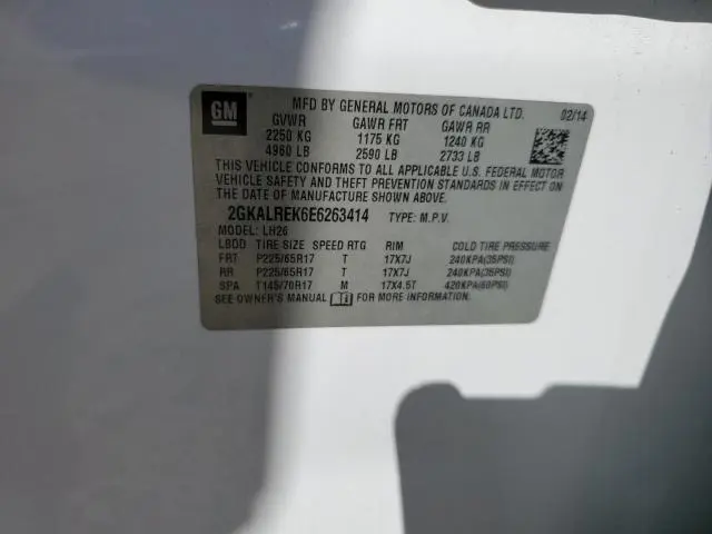 2014 GMC TERRAIN SLE  