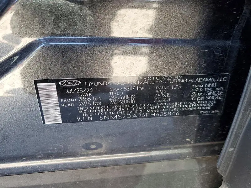 2023 HYUNDAI SANTA FE SEL  