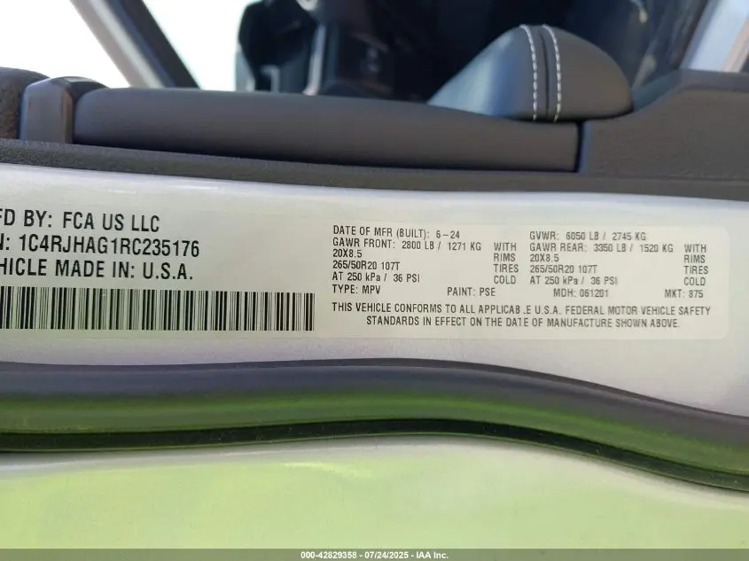 2024 JEEP GRAND CHEROKEE ALTITUDE X 4X4