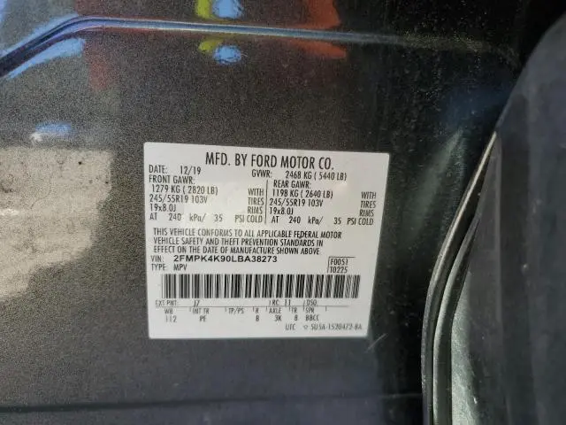 2020 FORD EDGE TITANIUM  