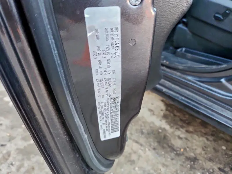 2019 DODGE GRAND CARAVAN GT  