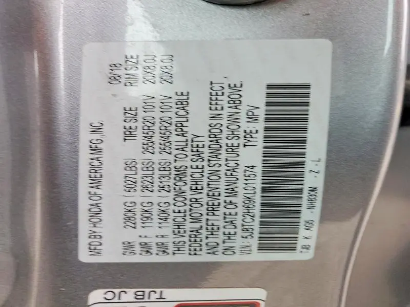 2019 ACURA RDX A-SPEC  