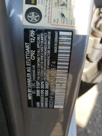 2010 MERCEDES-BENZ E 350 4MATIC  
