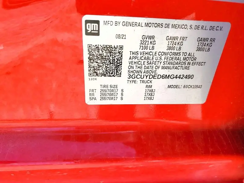 2021 CHEVROLET SILVERADO K1500 LT  