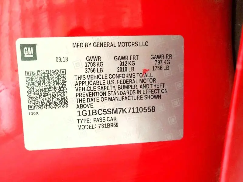 2019 CHEVROLET CRUZE LS  