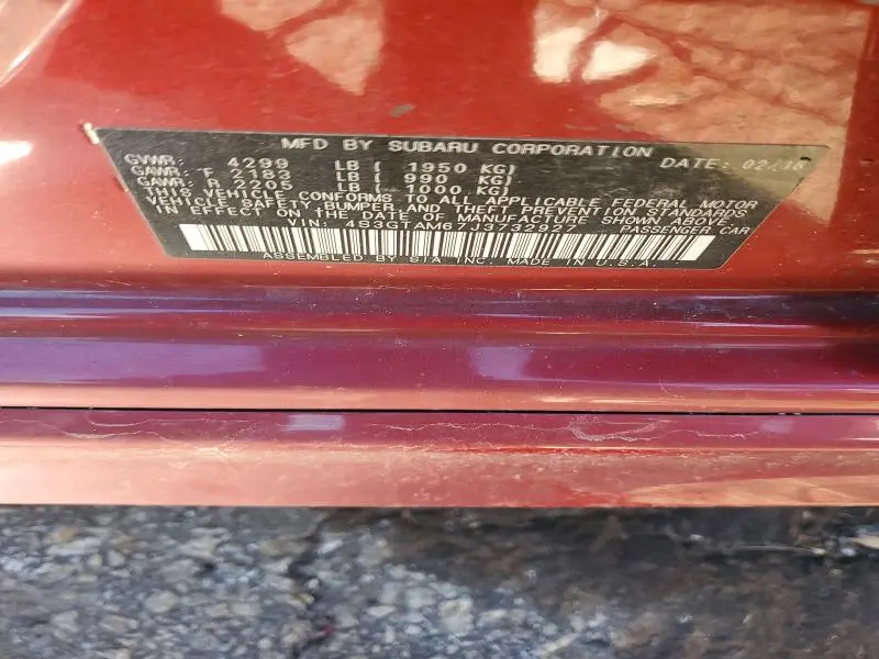 2018 SUBARU IMPREZA SPORT  