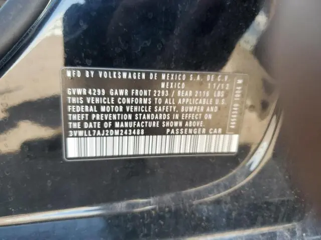 2013 VOLKSWAGEN JETTA TDI  