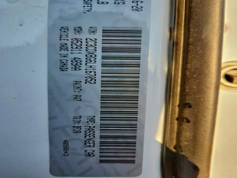 2020 DODGE CHARGER SXT  