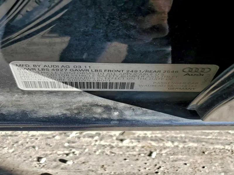 2011 AUDI A4 PREMIUM  