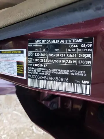 2010 MERCEDES-BENZ GLK 350 4MATIC