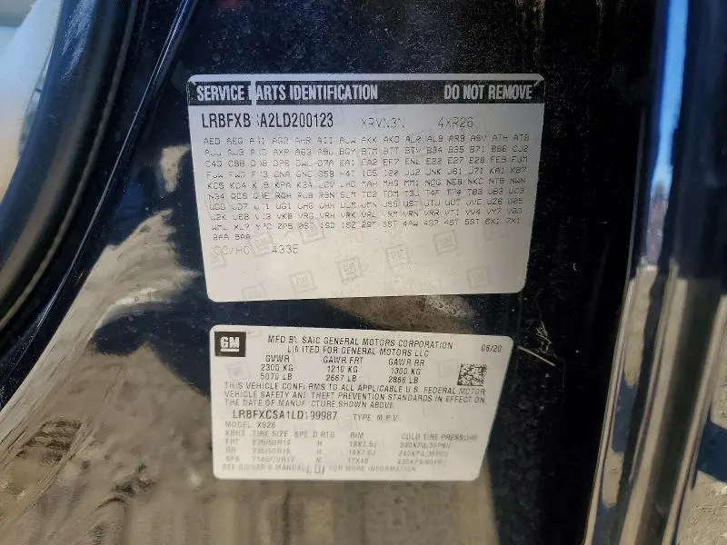 2020 BUICK ENVISION ESSENCE  