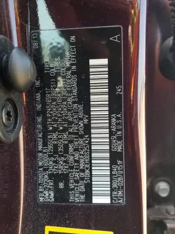 2013 TOYOTA HIGHLANDER BASE  