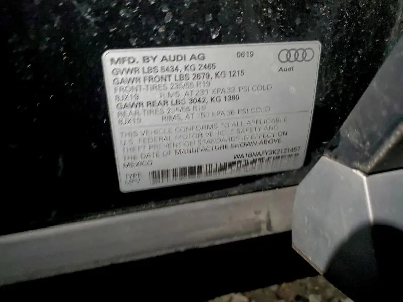 2019 AUDI Q5 PREMIUM PLUS  